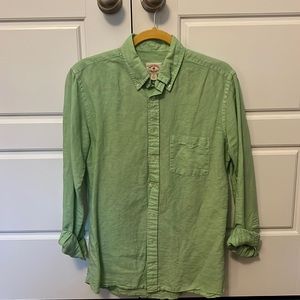 Long sleeve linen button down shirt